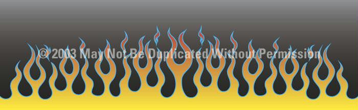 Window Graphic - 16x54 Flame Job 1