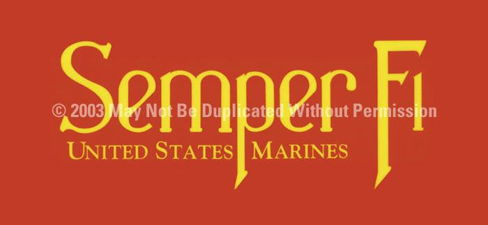 Window Graphic - 30x65 Semper Fi