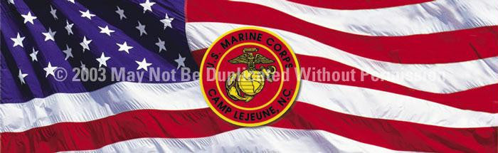 Window Graphic - 16x54 USMC Camp Lejeune