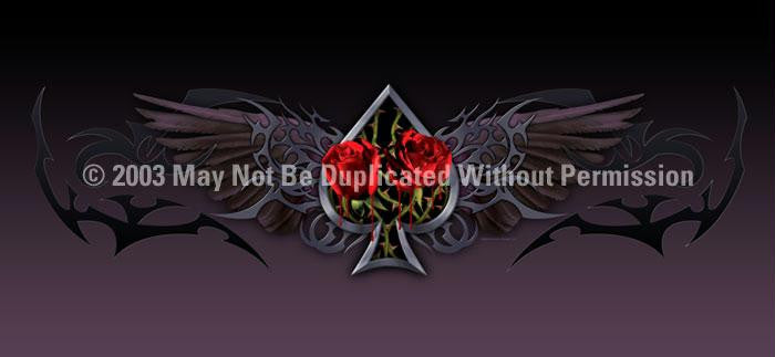 Window Graphic - 30x65 Tribal Wings