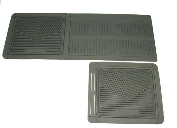 1980-1987 GMC Pickup-Full Size (Early Model) Gray One-Piece All Weather Floor Mat