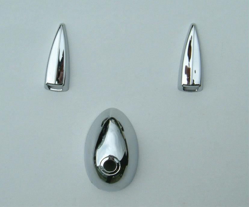 Custom Chrome Antenna Base & Washer Cap BMW 5 Series 2004-2007