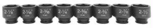 8 Piece 3-4-Inch Drive 6-Point Standard Impact Add-On Socket Set