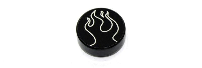 All Sales Interior Dash Knobs (4wd knob only)- Flame Black