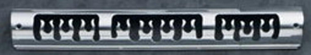 All Sales Flames 3rd Brake Light Cover-Polished