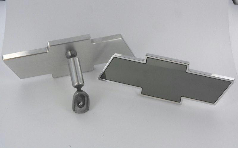 All Sales 8 Inch Bowtie Mirror Brushed