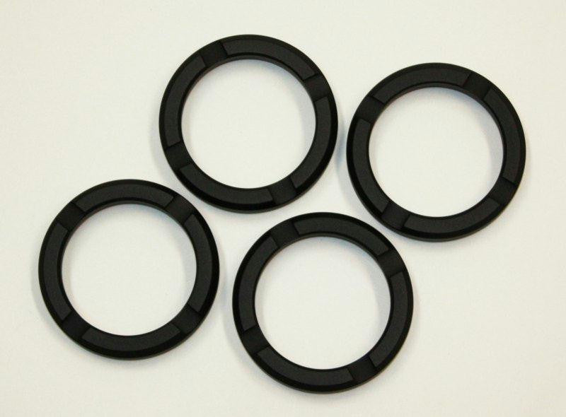 All Sales A-C Vents - Bezels Only Set of 4 Black