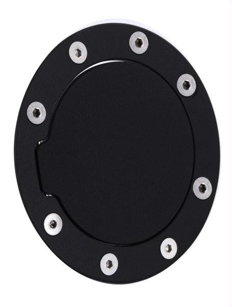 All Sales Race Style Billet Fuel Dr 5 3-4 Ring O.D. 4 1-8 Door O.D.-Flat black Ring and Door