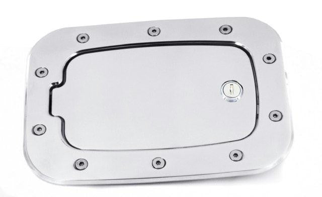 All Sales Race Style Billet Fuel Dr 10 3-8 X 7 5-8 Ring 8 X 4 5-8 Door -Chrome Locking
