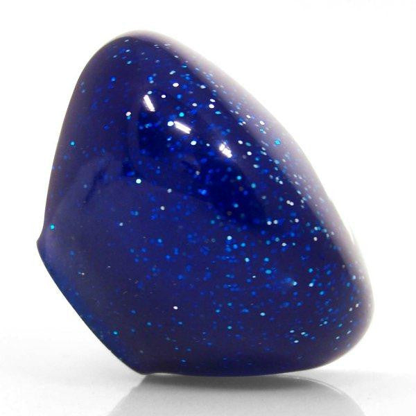 American Shifter Blue Retro Series Custom Shift Knob Translucent w- Metal Flake