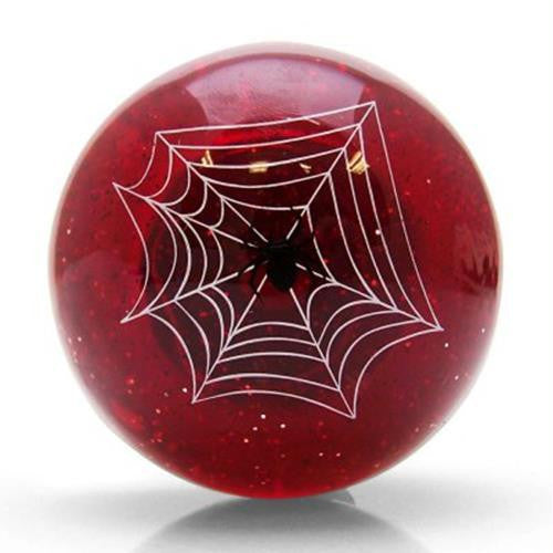 American Shifter Red Spider Custom Shift Knob Translucent w- Metal Flake
