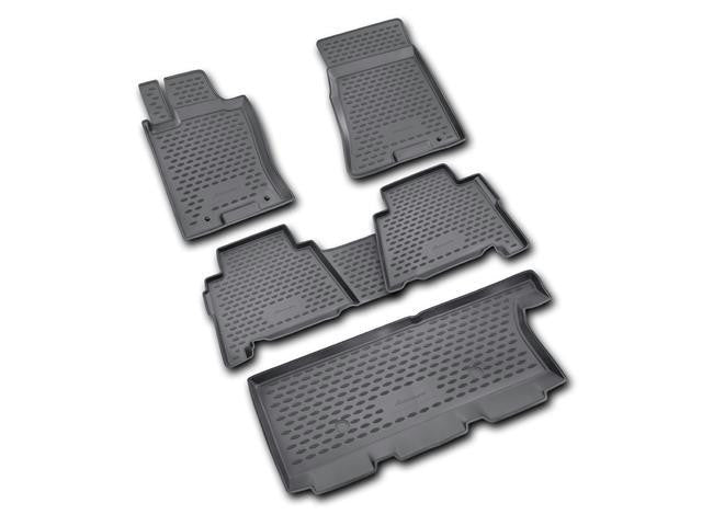 Novline 2009-2010 Kia Borrego Black Floor Mats