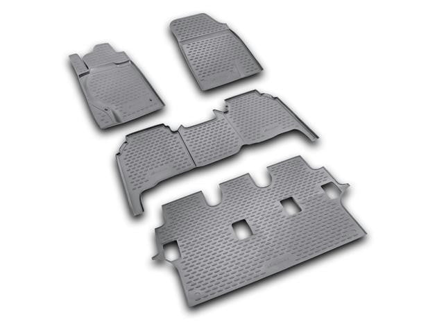 Novline 2008-2014 Toyota Land Cruiser Black Floor Mats