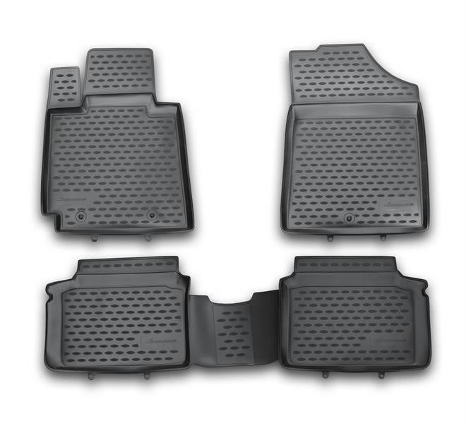 Novline 2012-2015 Hyundai Veloster Black Floor Mats
