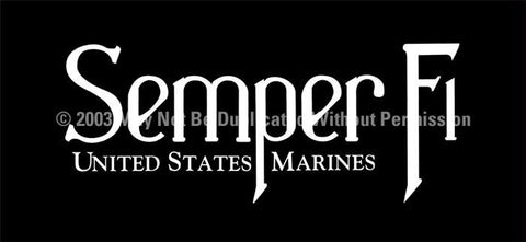 Window Graphic - 30x65 Semper Fi 2