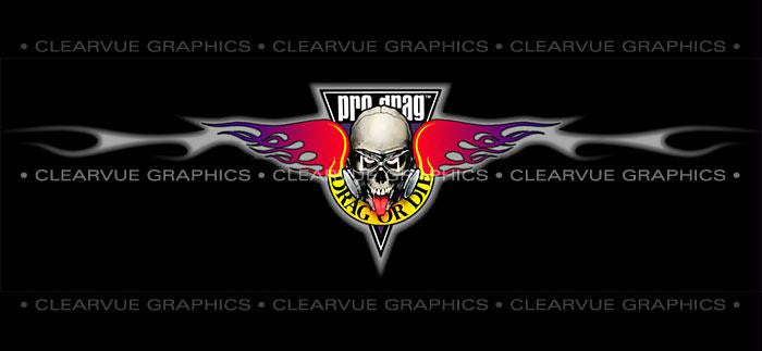 Window Graphic - 30x65 Pro Drag - Drag or Die