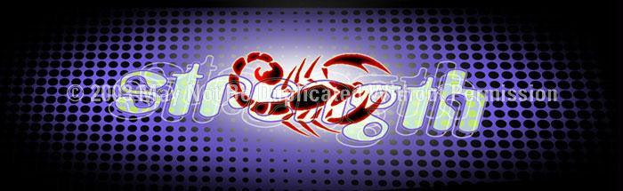 Window Graphic - 16x54 Strength Scorpion