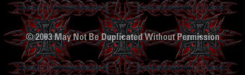 Window Graphic - 16x54 Tribal Maltese