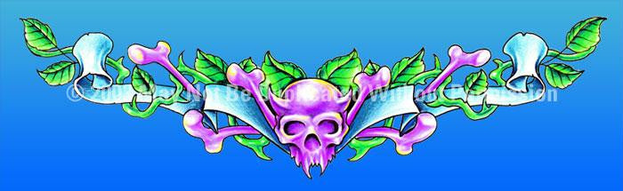 Window Graphic - 16x54 Shoulder Tattoo 3 Original