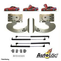 90 Deg Heavy Duty Manual Upright - Lambo - Vertical Door System