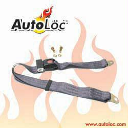 2 Point Charcoal Lap Seat Belt (1 Belt)