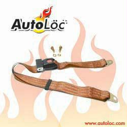 2 Point Peach Lap Seat Belt (1 Belt)