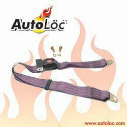 2 Point Plum Purple Lap Seat Belt (1 Belt)