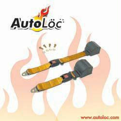 2 Point Retractable Camel Lap Seat Belt (1 Belt)