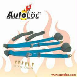 3 Point Retractable Aqua Seat Belt (1 Belt)