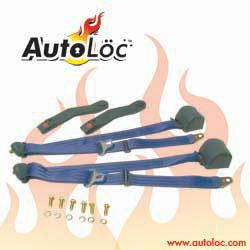 3 Point Retractable Dark Blue Seat Belt (1 Belt)