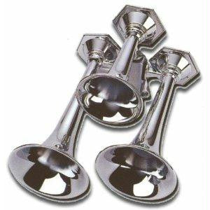 Chrome Tri-tone Train Air Horn