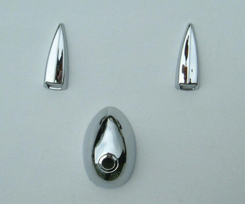 Custom Chrome Antenna Base & Washer Cap BMW 5 Series 2004-2007