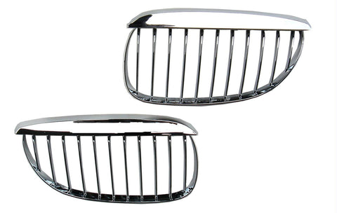 Custom Chrome Grille Cover BMW 5 Series 2004-2007