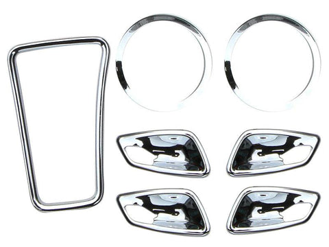 Interior Full Set Custom Chrome Trim Package BMW 3 Series 2006-2007