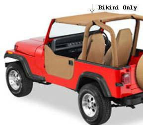 Pacific Brief Summer Top for 1992-1995 Jeep Wrangler - Spice