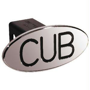 Cub - Black - Oval - 2 Inch Billet Hitch Cover