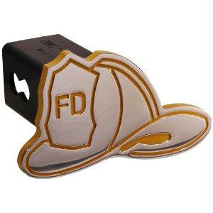 Firemans Hat - Yellow - Cutout Hat - 2 Inch Billet Hitch Cover