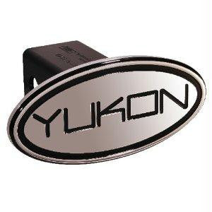 GMC - Yukon - Black - Oval - 2 Inch Billet Hitch Cover