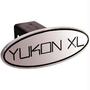 GMC - Yukon XL - Black - Oval - 2 Inch Billet Hitch Cover