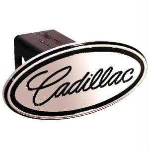 GMC - Cadillac - Black - Oval - 2 Inch Billet Hitch Cover
