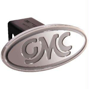 GMC - Inscribed GMC Classic - Silver - Oval - 2 Inch Billet Hitch Cover