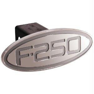 Ford - F-250 - Silver - Oval - 2 Inch Billet Hitch Cover