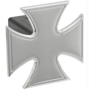 Iron Cross - Polished - 2 Inch Billet Hitch Cover