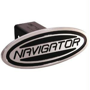 Ford - Navigator - Black - Oval - 2 Inch Billet Hitch Cover