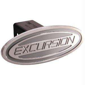 Ford - Excursion - Silver - Oval - 2 Inch Billet Hitch Cover