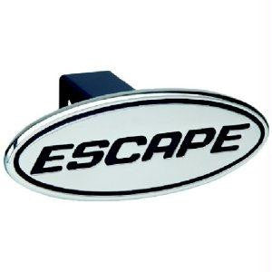 Ford - Escape - Black - Oval - 1-1-4 Inch Billet Hitch Cover