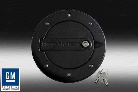 Hummer H3, H3T LOCKING FUEL DOOR - BLACK