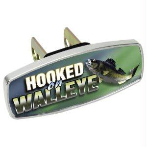 HitchMate Premier Series Hitch Cap Hooked on Walleye