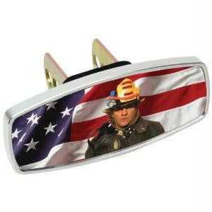 HitchMate Premier Series Hitch Cap Flag and Fireman