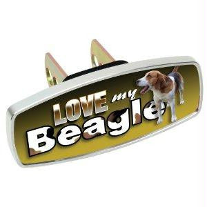 HitchMate Premier Series Hitch Cap Love My Beagle